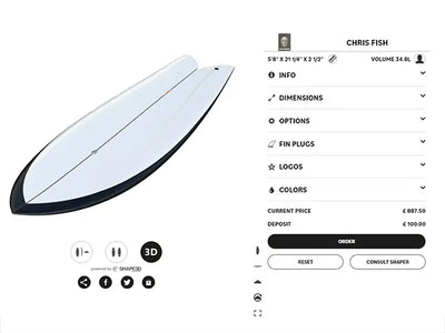 Introducing Our Custom Surfboard Builder