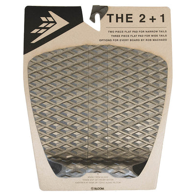 Firewire 2+1 Flat Traction Pad - Charcoal/Black - Buy online today at Down the Line Surf. International shipping available.