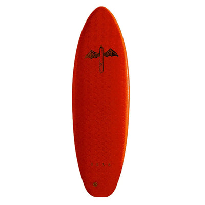 Drag Dart Flat Tail Thruster 6'6 Softboard - Red/Red - Buy online today at Down the Line Surf. International shipping available.