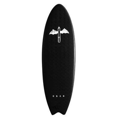Drag Dart Swallow Tail Thruster 5'6 Softboard - Black/Red - Buy online today at Down the Line Surf. International shipping available.