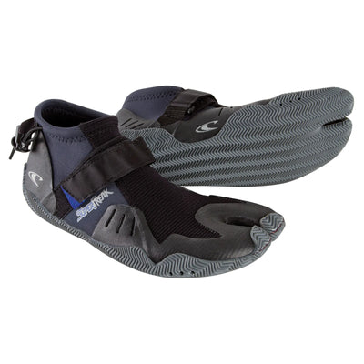 O'Neill Superfreak Tropical Split Toe Boot - Black - Buy online today at Down the Line Surf. International shipping available.