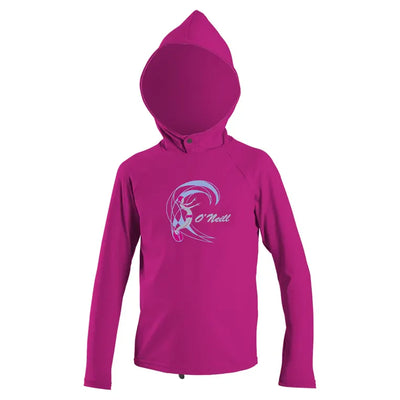 O'Neill Toddler O'Zone Sun Hooded Rashvest - Berry - Buy online today at Down the Line Surf. International shipping available.