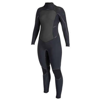 O'Neill Women's Psycho Tech 5/4+ Back Zip Wetsuit - A00 - Black - Buy online today at Down the Line Surf. International shipping available.