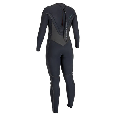 O'Neill Women's Psycho Tech 5/4+ Back Zip Wetsuit - A00 - Black - Buy online today at Down the Line Surf. International shipping available.