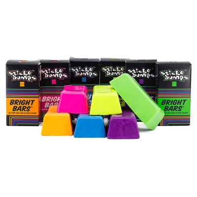 Sticky Bumps Bright Bars Surf Wax - Buy online today at Down the Line Surf. International shipping available.
