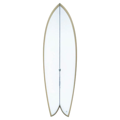 Christenson Acid Phish Surfboard - 5'7 - Khaki