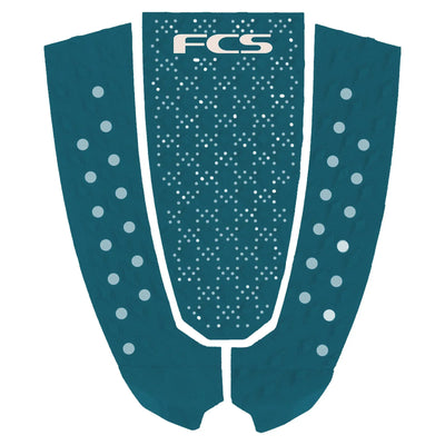 FCS T-3 Pin Eco Deck Pad - Tidal Teal - Buy online today at Down the Line Surf. International shipping available.