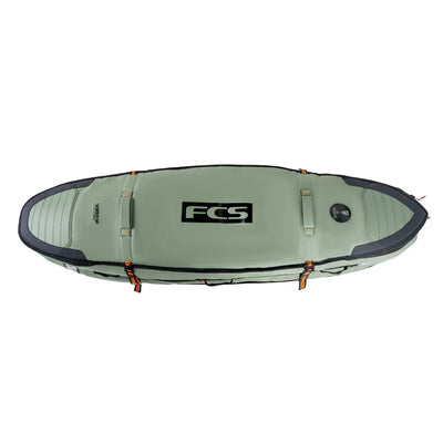 FCS Travel Shortboard/Fish Wheelie Boardbag - Alpine - Buy online today at Down the Line Surf. International shipping available.