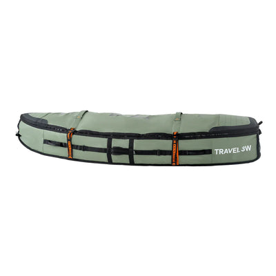 FCS Travel Shortboard/Fish Wheelie Boardbag - Alpine - Buy online today at Down the Line Surf. International shipping available.
