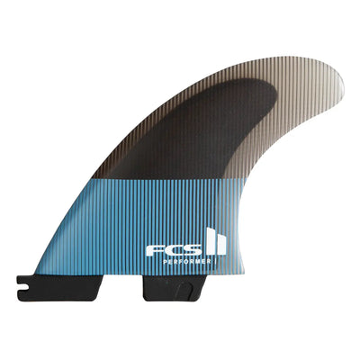 FCS II Performer PC Tri Fin Set - Small - Tranquil Blue - Buy online today at Down the Line Surf. International shipping available.