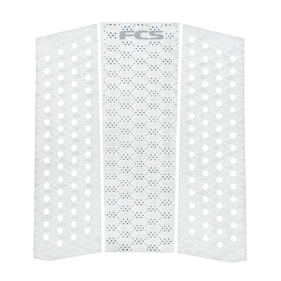 FCS T-3 Mid Eco Deck Pad - White/Cool Grey - Buy online today at Down the Line Surf. International shipping available.