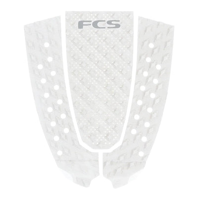 FCS T-3 Pin Eco Deck Pad - White / Cool Grey - Buy online today at Down the Line Surf. International shipping available.