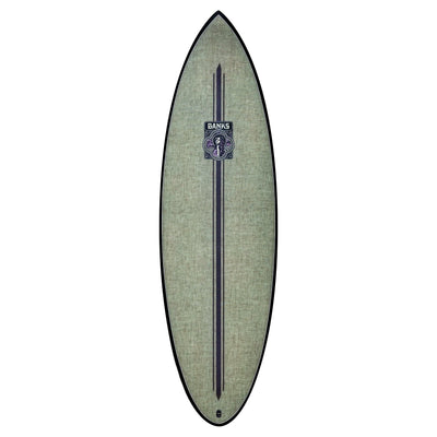 Jim Banks Revolution Groveller Surfboard - EPS Flax - Vintage Aqua - Buy online today at Down the Line Surf. International shipping available.