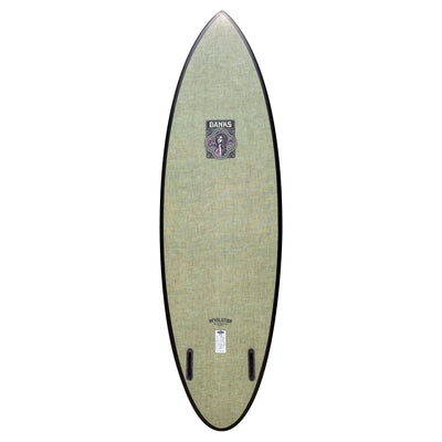 Jim Banks Revolution Groveller Surfboard - EPS Flax - Vintage Aqua - Buy online today at Down the Line Surf. International shipping available.