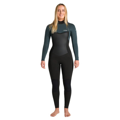 C-Skins Women's NuWave Surflite 4/3mm Backzip Wetsuit - 2025 - Buy online today at Down the Line Surf. International shipping available.