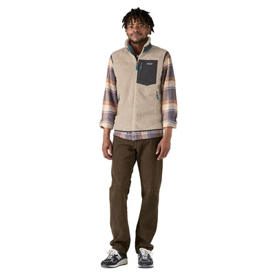 Patagonia Men's Classic Retro-X Vest - Natural - Buy online today at Down the Line Surf. International shipping available.