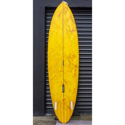 Pukas Lady Twin Surfboard - 7'0 - Orange Swirl - Buy online today at Down the Line Surf. International shipping available.