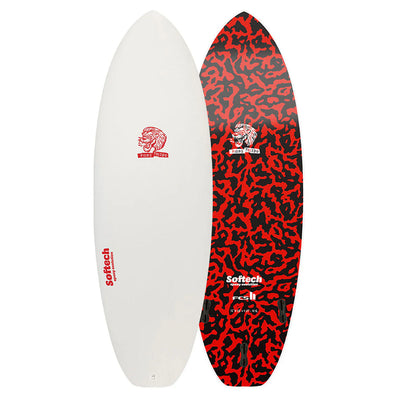 Softech Toledo Signature Softboard -  Black/Blood - Buy online today at Down the Line Surf. International shipping available.