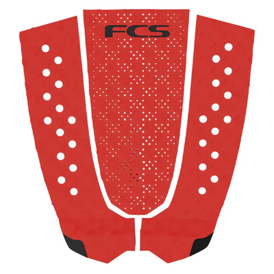 FCS T-3 Eco Deck Pad - Code Red - Buy online today at Down the Line Surf. International shipping available.