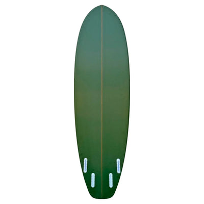 Vouch Fat Arse Wombat Surfboard - 6'2" - Green - Buy online today at Down the Line Surf. International shipping available.