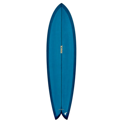 Vouch Mid Vish Surfboard - 6'10" - Denim - Buy online today at Down the Line Surf. International shipping available.