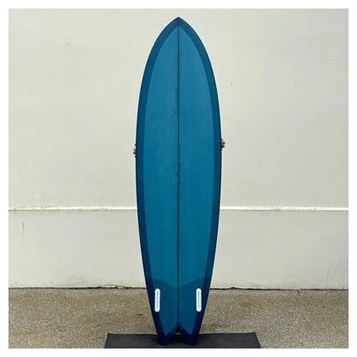 Vouch Mid Vish Surfboard - 6'10" - Denim - Buy online today at Down the Line Surf. International shipping available.