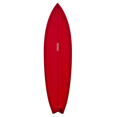 Vouch Sambal Surfboard - 6'6" - Red - Buy online today at Down the Line Surf. International shipping available.