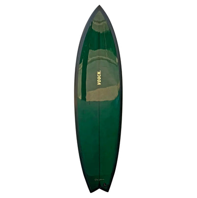 Vouch Sambal Surfboard - 6'2" - Dark Green - Buy online today at Down the Line Surf. International shipping available.