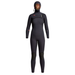 Xcel Women's Comp X 5.5/4.5mm Hooded Wetsuit - Black - Buy online today at Down the Line Surf. International shipping available.