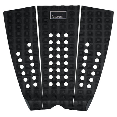 Futures Brewster 3 Piece Tail Pad - Black - Buy online today at Down the Line Surf. International shipping available.