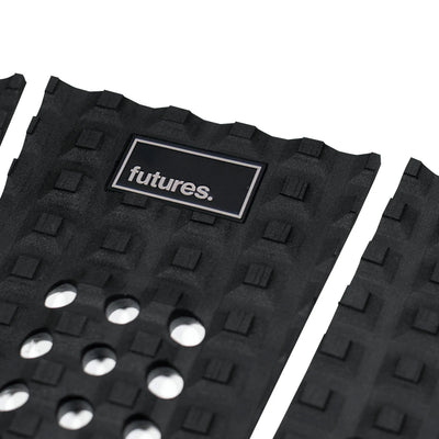 Futures Brewster 3 Piece Tail Pad - Black - Buy online today at Down the Line Surf. International shipping available.