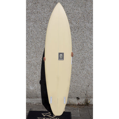 Christenson Lane Splitter Mid Surfboard - 7'6" - Yellow - Buy online today at Down the Line Surf. International shipping available.