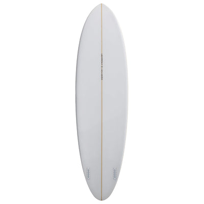 Channel Islands CI Mid Twin Surfboard - Clear - Buy online today at Down the Line Surf. International shipping available.