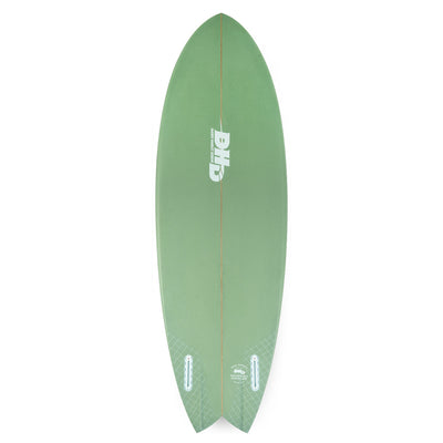 DHD Mini Twin II Surfboard - Summer Series - Green Safari - Buy online today at Down the Line Surf. International shipping available.