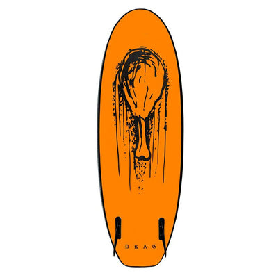 Drag Drumstick 4'10 Twinny Softboard - Black/Orange - Buy online today at Down the Line Surf. International shipping available.