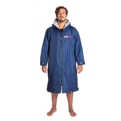Dryrobe Advance Long Sleeve Changing Robe - Navy Blue/Grey - Buy online today at Down the Line Surf. International shipping available.
