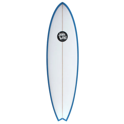 DTL Surf Co. Tuna Fish Surfboard - Blue Rails - Buy online today at Down the Line Surf. International shipping available.