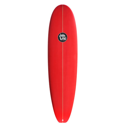 DTL Surf Co. Mini Mal Surfboard - Red Spray - Buy online today at Down the Line Surf. International shipping available.