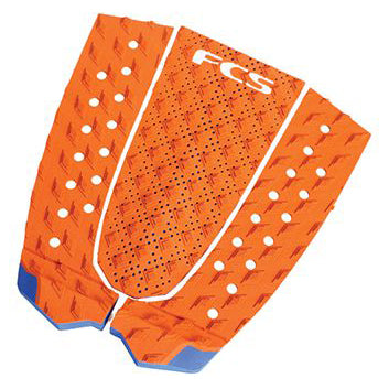 FCS T3 3 Piece Deck Pad - Orange/Blue - Buy online today at Down the Line Surf. International shipping available.