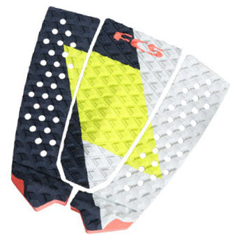 FCS Toledo 3 Piece Deck Pad - Coal/Lime - Buy online today at Down the Line Surf. International shipping available.