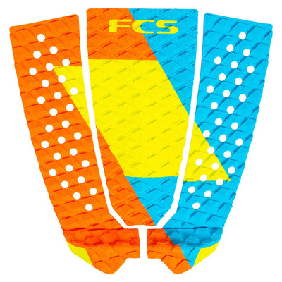FCS Toledo 3 Piece Deck Pad Grom Size - Tropic Punch - Buy online today at Down the Line Surf. International shipping available.