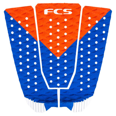 FCS Kolohe Andino 3 Piece Deck Pad - Grom Size - Red/White/Blue - Buy online today at Down the Line Surf. International shipping available.