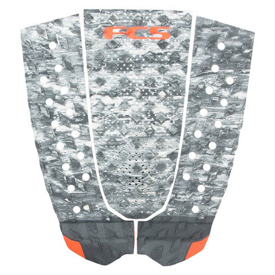 FCS T3 3 Piece Deck Pad - Grey Fade - Buy online today at Down the Line Surf. International shipping available.
