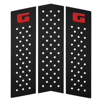 Gorilla Modern Heritage Mid Deck - Black/Red - Buy online today at Down the Line Surf. International shipping available.