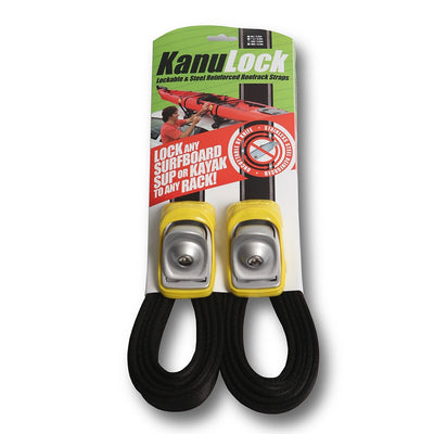 Kanulock 4M/13FT Lockable Tie-Down Straps - Buy online today at Down the Line Surf. International shipping available.