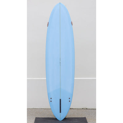 Love Machine Thick Lizzy Surfboard 7'4" - Blue/Patch - Buy online today at Down the Line Surf. International shipping available.