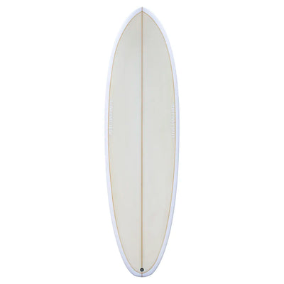 Love Machine Cheet Surfboard 6'4" - Tan/Pin Line - Buy online today at Down the Line Surf. International shipping available.