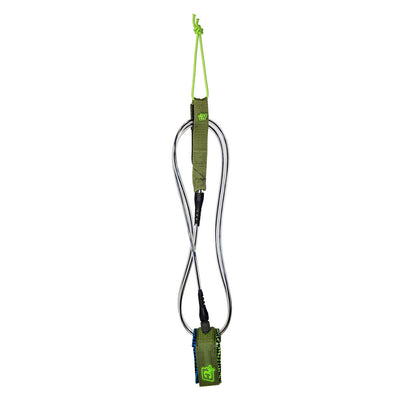 Creatures of Leisure 6ft Pro Leash - F Black/Army - Buy online today at Down the Line Surf. International shipping available.