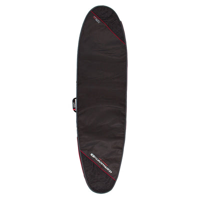 Ocean & Earth Compact Day Use Longboard Boardbag - Black/Red - Buy online today at Down the Line Surf. International shipping available.