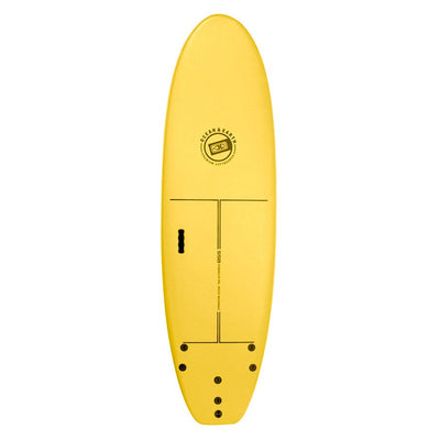 Ocean & Earth Surf School SSB Softboard 7'0" - Yellow - Buy online today at Down the Line Surf. International shipping available.